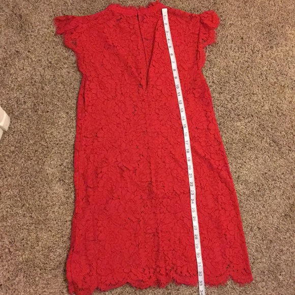 Beautiful red crochet lace dress - Picture 2 of 4